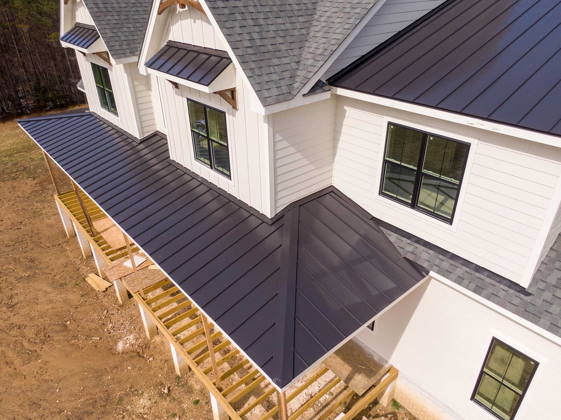 Custom Home in the Final Stages of Construction