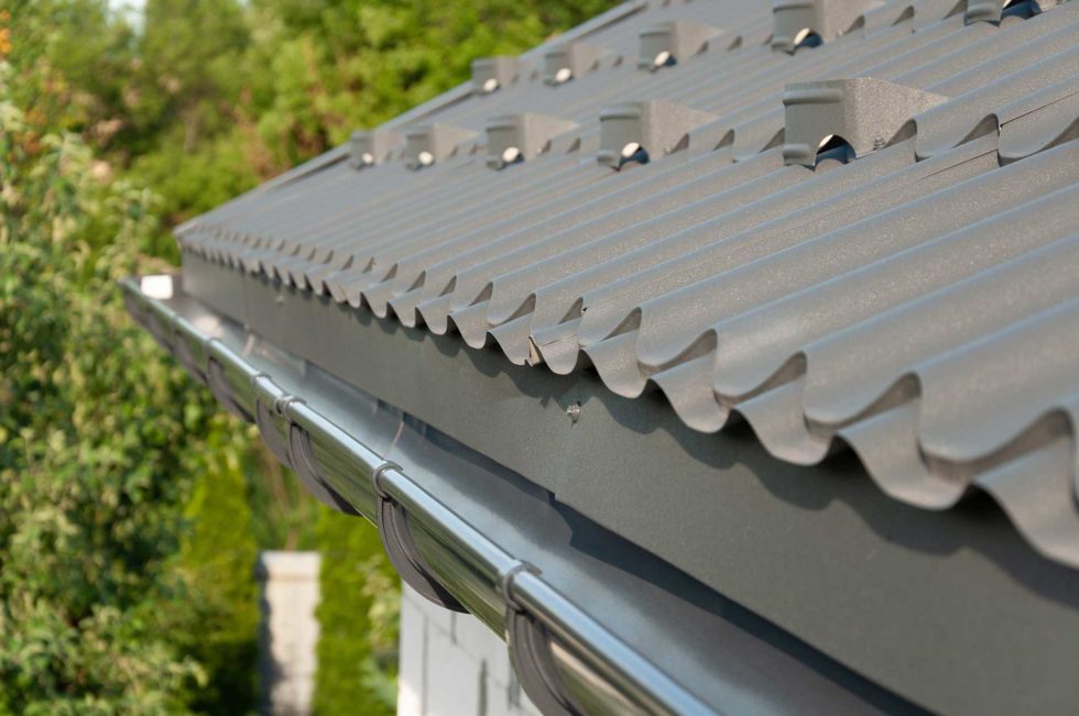 Zinc Gutters for Metal Roofs