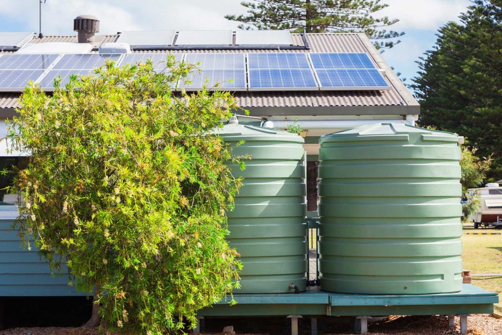 living off the grid with solar panels
